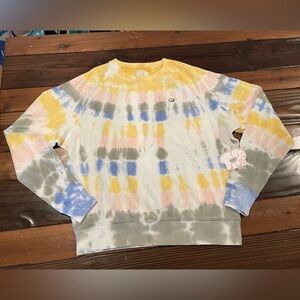 Ivory Ella Yellow Tie-Dye Sweatshirt